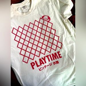 FSG Prints (out of Austin, TX) exclusive Cupie Playtime print tee, unisex M